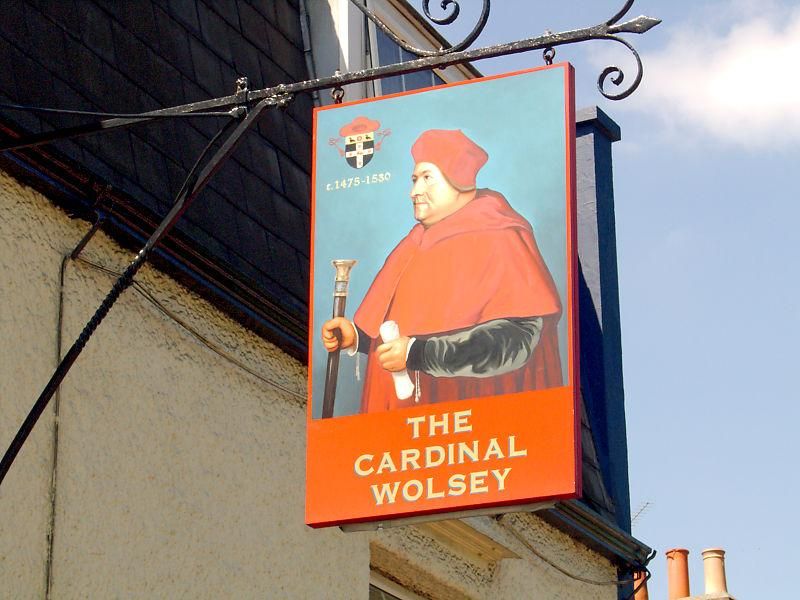 Cardinal Wolsey in 2013. (External, Sign). Published on 16-08-2024