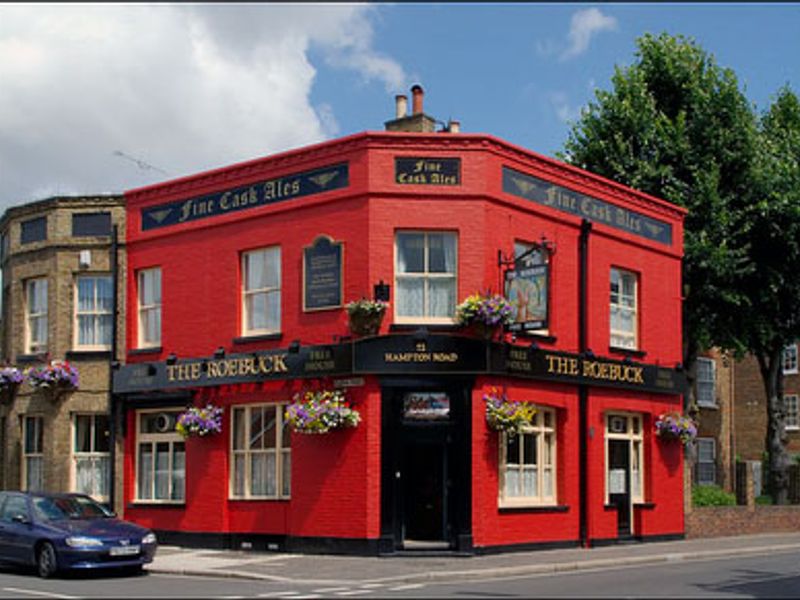 Roebuck, Hampton Hill. (Pub, External, Key). Published on 06-03-2013 