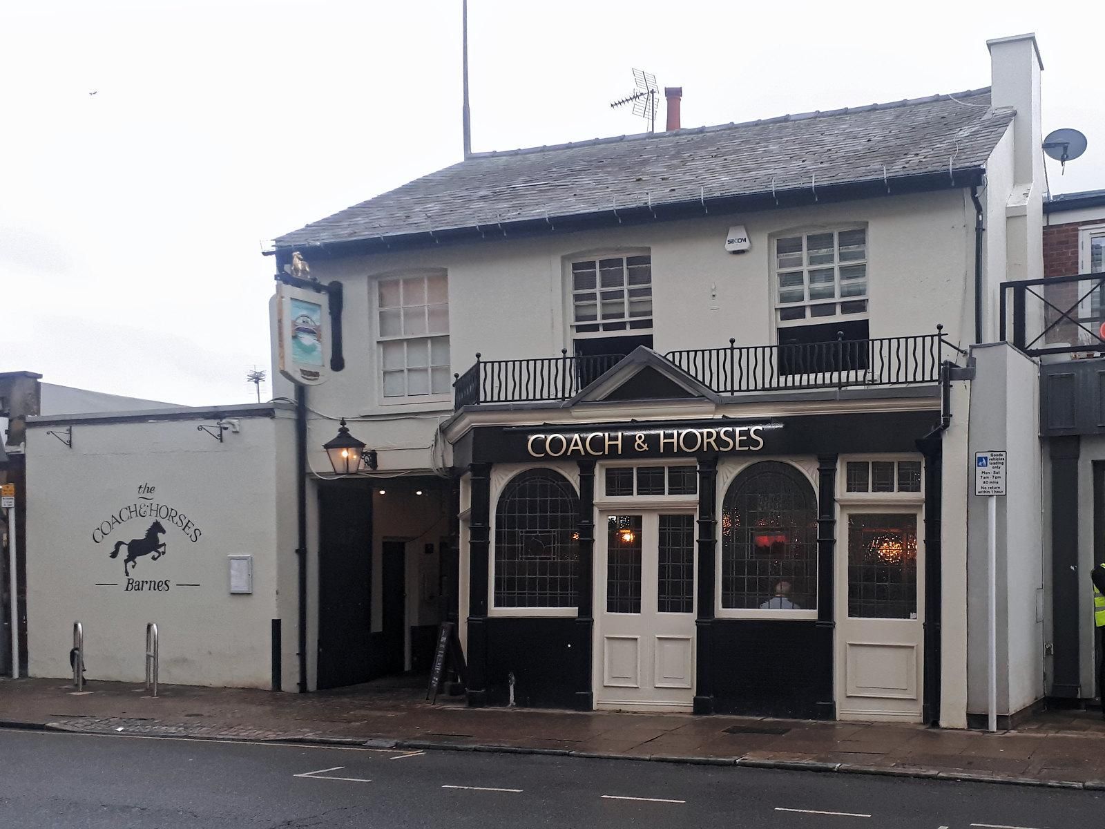 Coach & Horses, Barnes (Feb 2023). (Pub, External, Key). Published on 08-02-2026