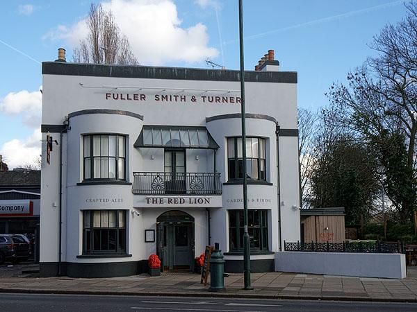 Red Lion, Barnes. (Pub, External, Key). Published on 21-02-2019