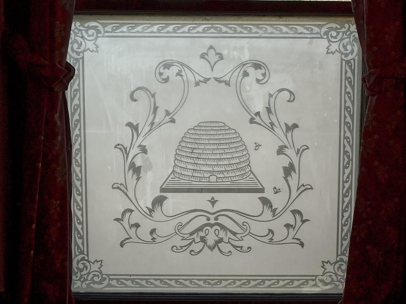 Etched Glass window. (June 2011). (Pub). Published on 15-01-2023