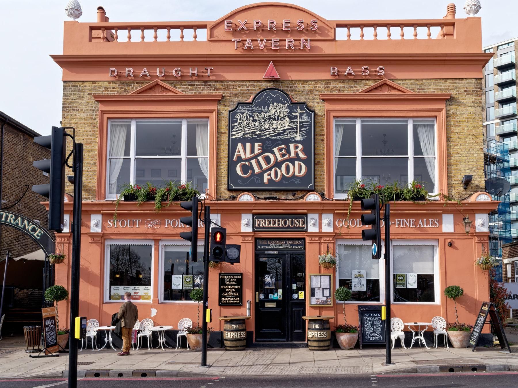 The Express Tavern, Brentford. Picture taken March 2022. (Pub, External). Published on 14-06-2026