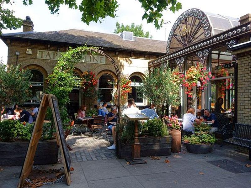 Outside Patio in September 2017. (Pub, External, Garden, Customers, Key). Published on 04-09-2017