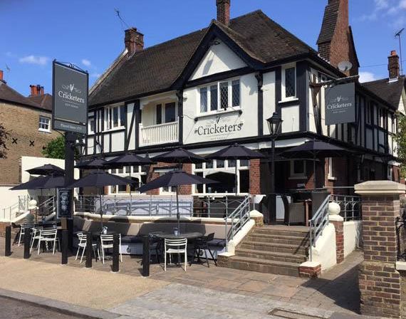 The Cricketers, known previously as the Rose & Crown. (Pub, External, Key). Published on 10-07-2015