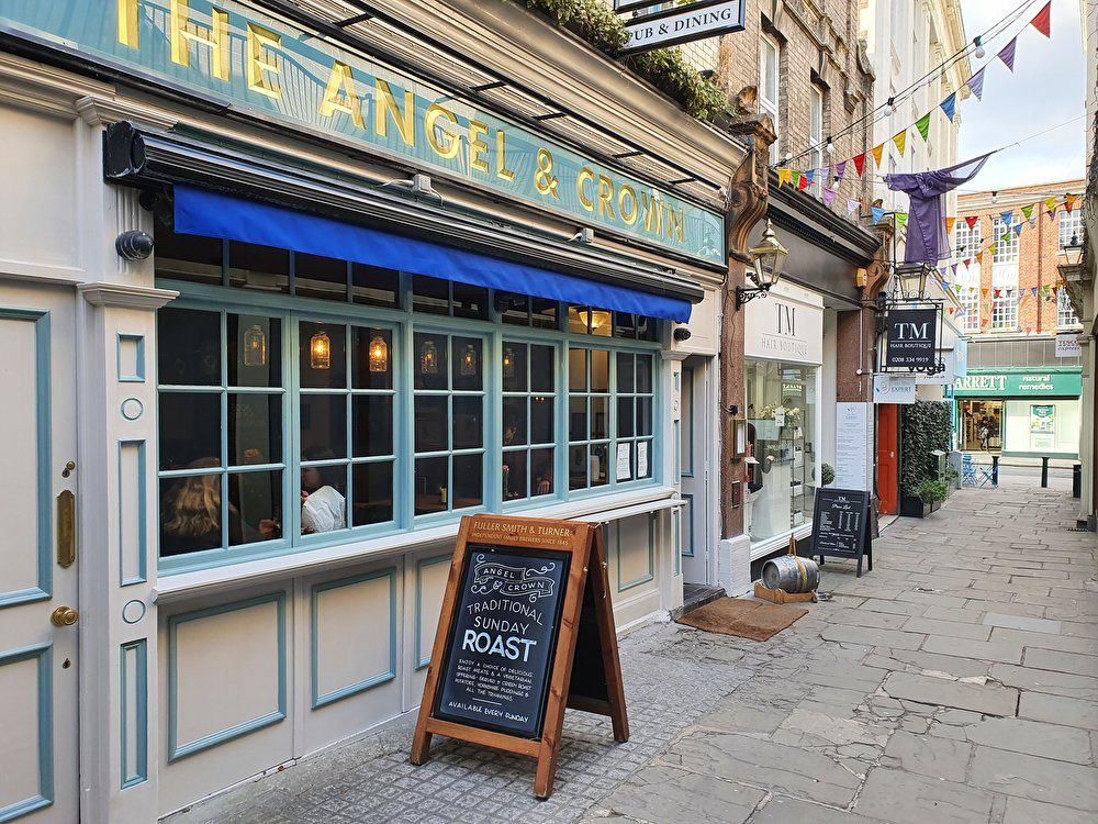 Angel & Crown, Richmond. (Pub, External, Key). Published on 17-02-2022