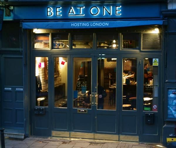 Outside view of Be At One at dusk. (Pub, External, Key). Published on 15-11-2014