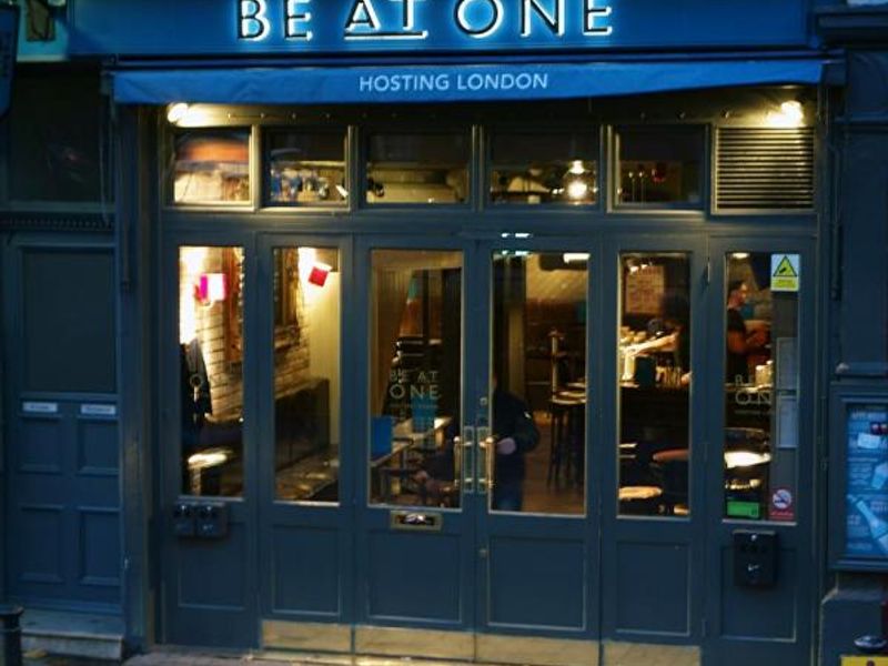 Outside view of Be At One at dusk. (Pub, External, Key). Published on 15-11-2014