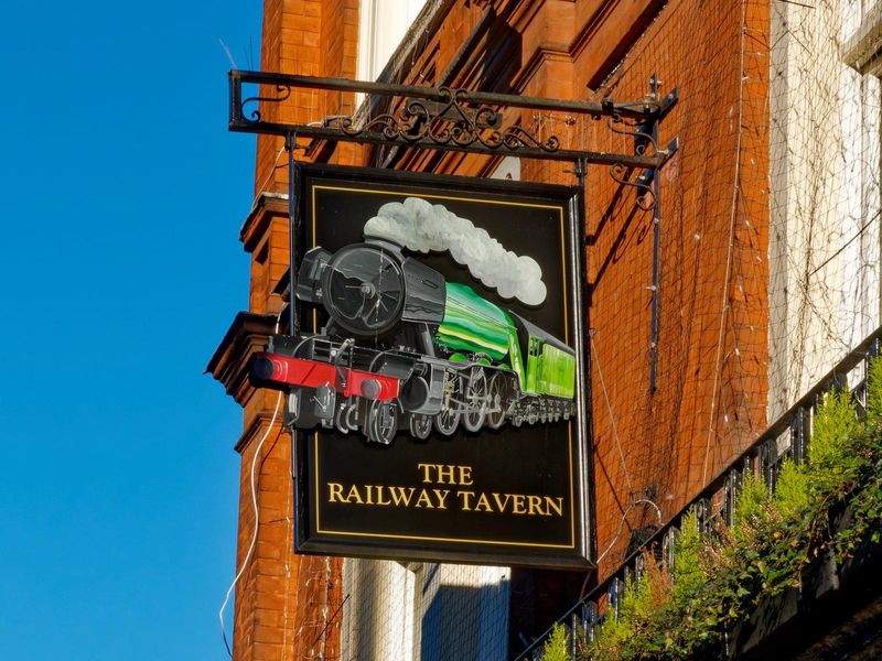 Railway Tavern, Richmond (2014). (External, Sign). Published on 02-05-2026 