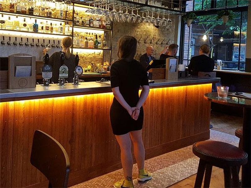 View of the bar.. (Pub, Bar, Customers). Published on 10-08-2017 