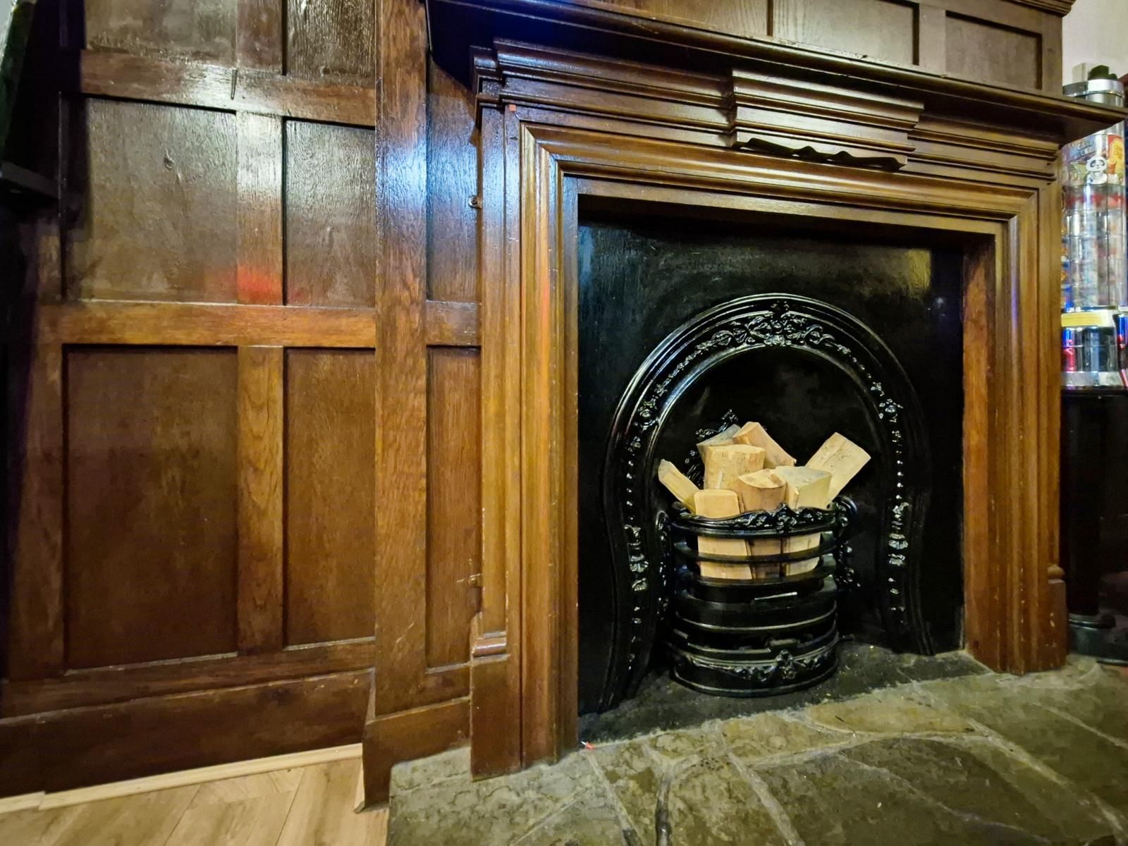 Fire place in main bar (Jan 2026). (Pub). Published on 22-01-2026