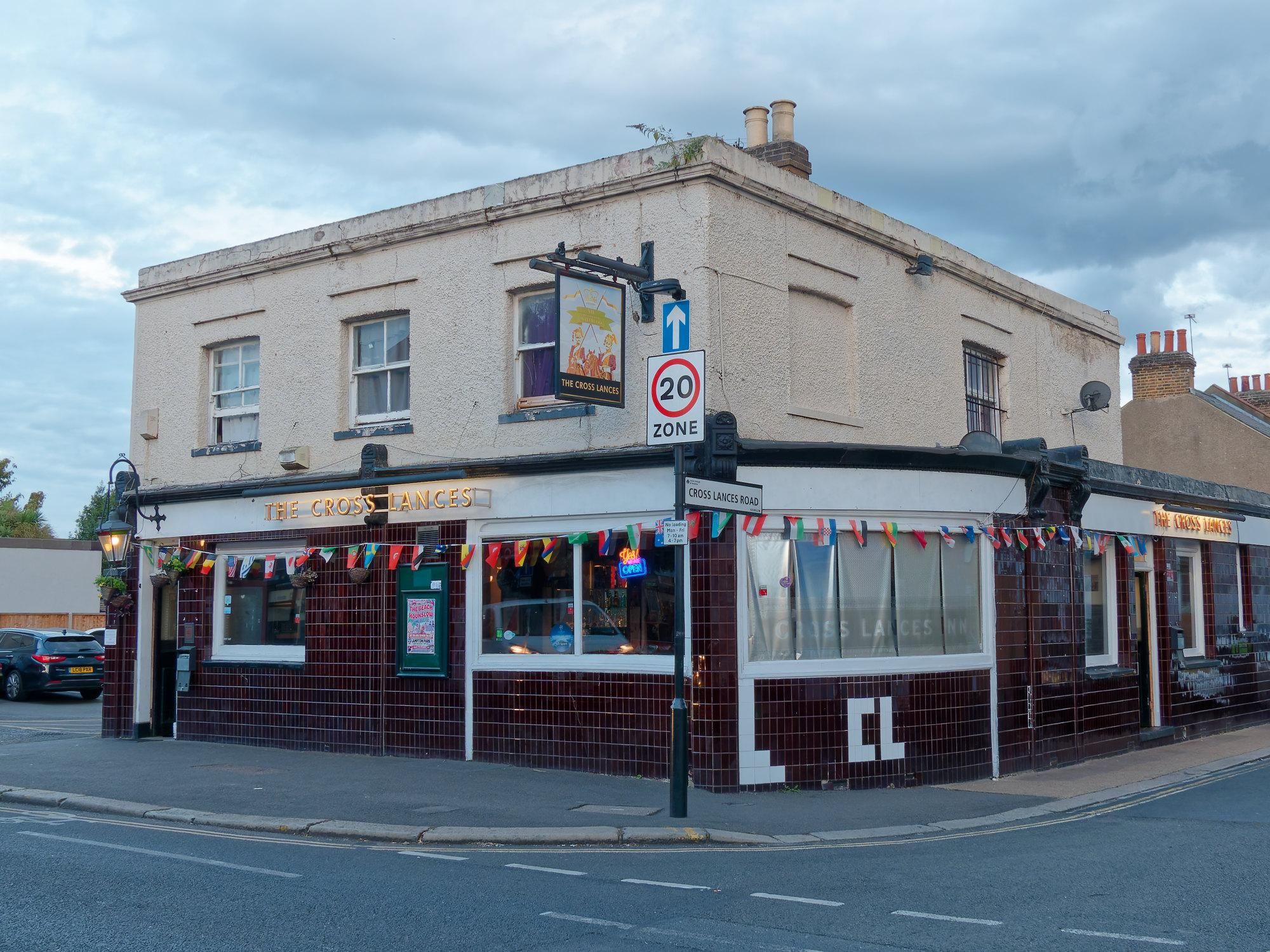 Cross Lances, Hounslow (Sept. 2026). (Pub, External, Key). Published on 02-09-2026