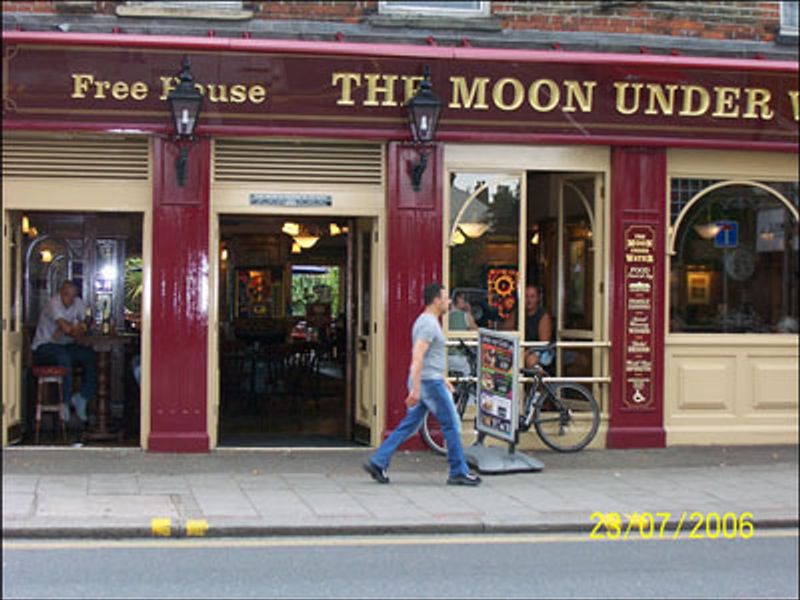 Moon under Water,  Hounslow. (Pub, External, Key). Published on 06-03-2013