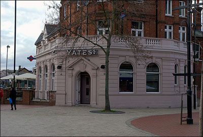 Yates,  Hounslow. (Pub, External, Key). Published on 06-03-2013