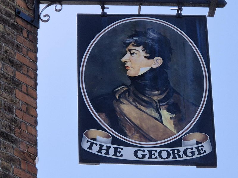 The George, Isleworth. Photo taken August 2026). (External, Sign). Published on 14-08-2026 