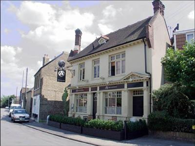 The pub's last incarnation as a restaurant-bar. (External, Key). Published on 06-08-2013 