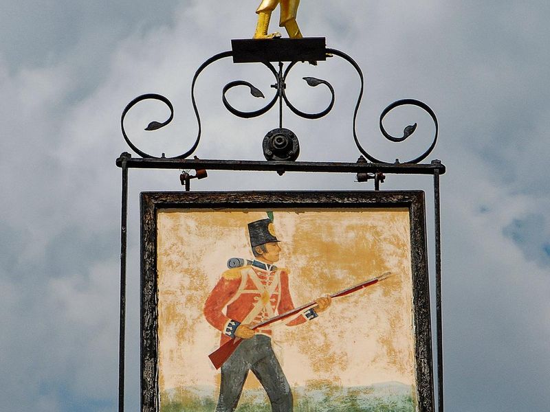 The original pub sign (April 2011). (External, Sign). Published on 08-03-2026 