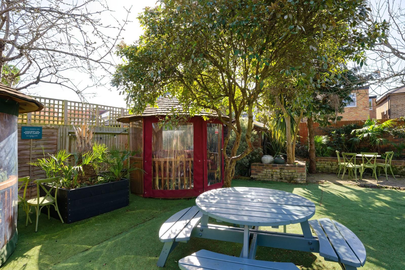 Sussex Arms back garden (March 2026). (Pub, External, Garden). Published on 18-03-2026