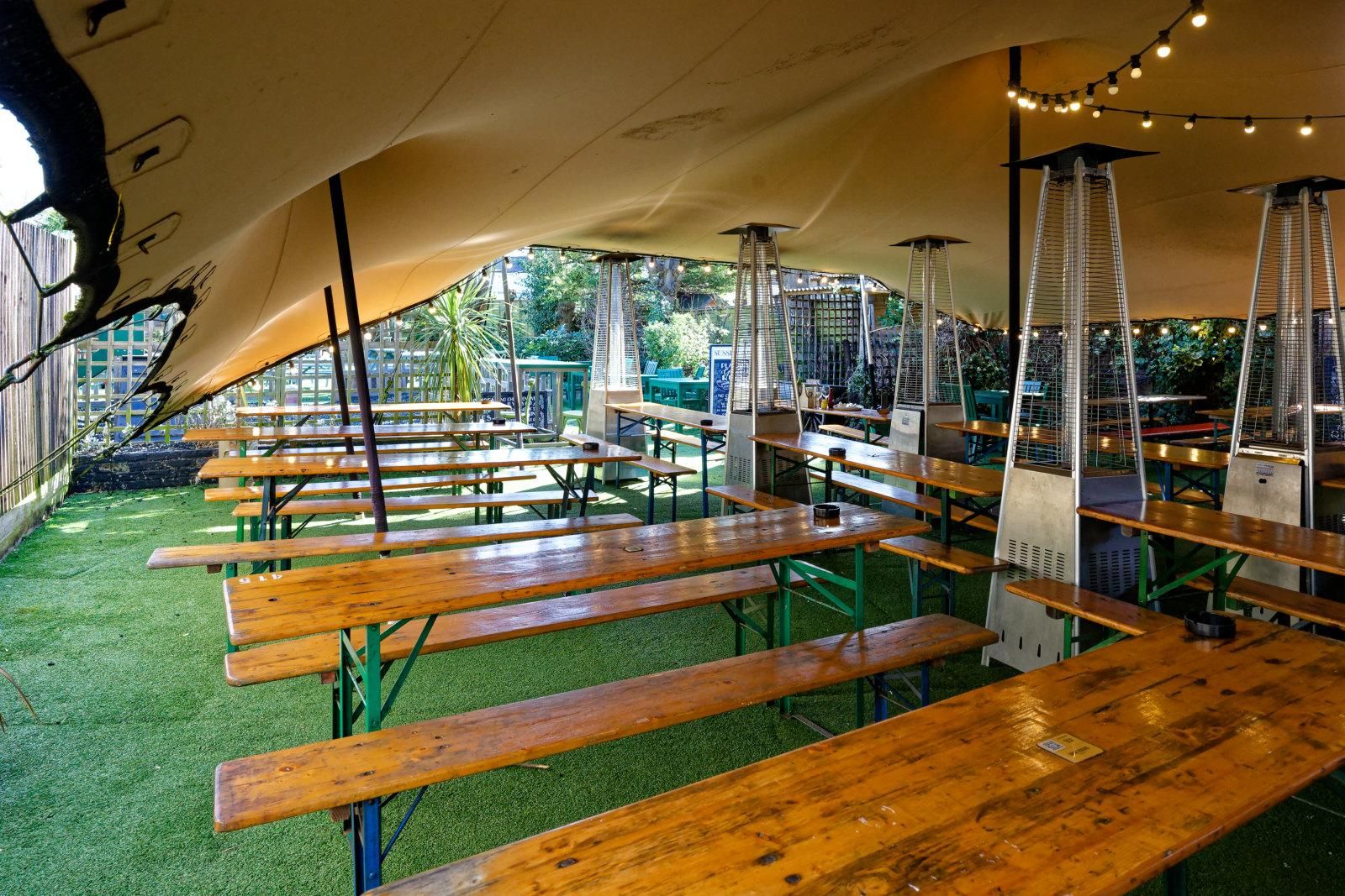 Sussex Arms. Rear covered area  (March 2026). (Pub, External). Published on 18-03-2026