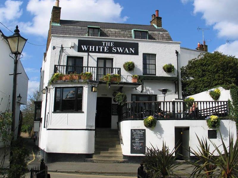 White Swan, Twickenham. (Pub, External, Key). Published on 21-05-2018