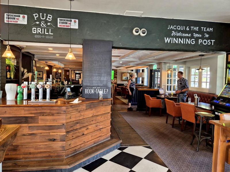 Winning Post - View from side bar. (Pub, Bar). Published on 16-08-2025 