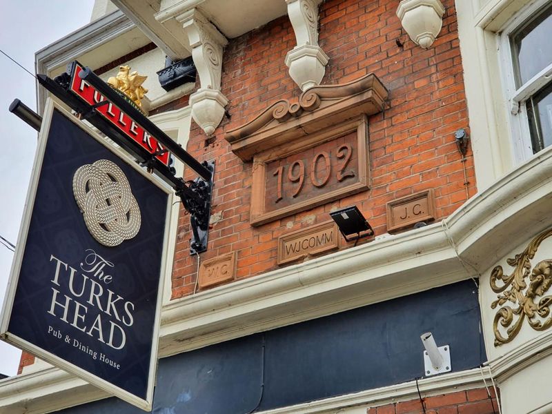 Turks Head pub sign (photo taken Oct 2022). (External, Sign). Published on 19-08-2025 