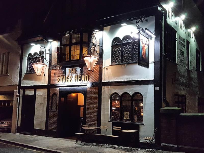 The pub at night. (Pub, External, Key). Published on 25-01-2018