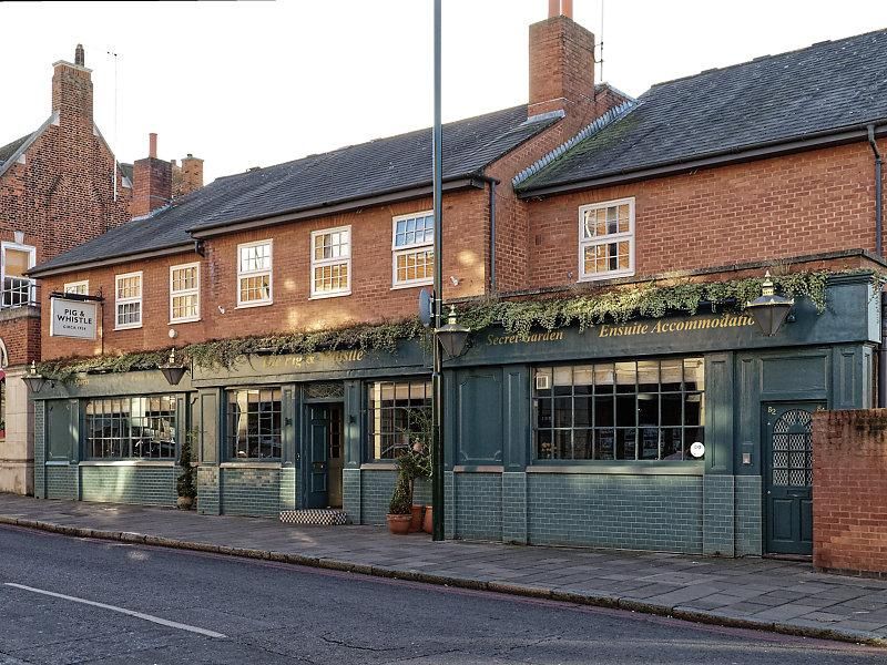 Pig & Whistle, Sheen (east). (Pub, External, Key). Published on 07-02-2023