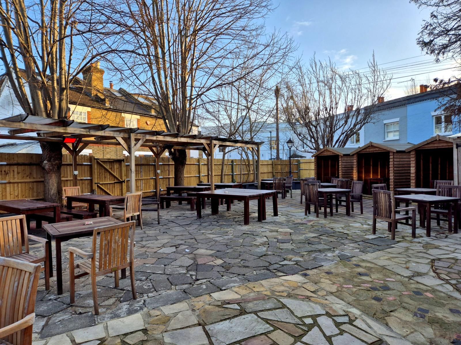 Rear beer garden (Dec 2025). (Garden). Published on 21-12-2025