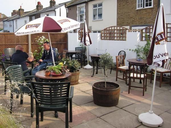 Out the back in April 2011. (Pub, Garden). Published on 15-02-2016