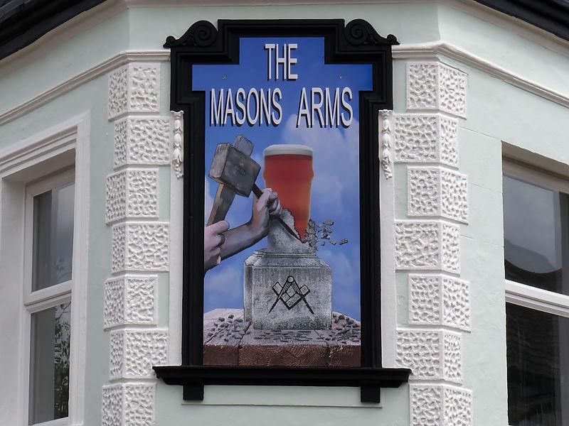 The Masons Arms pub sign - c2011. (External, Sign). Published on 15-08-2024