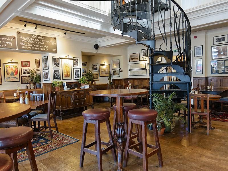 The pub bar area. (Pub, Bar). Published on 09-04-2023
