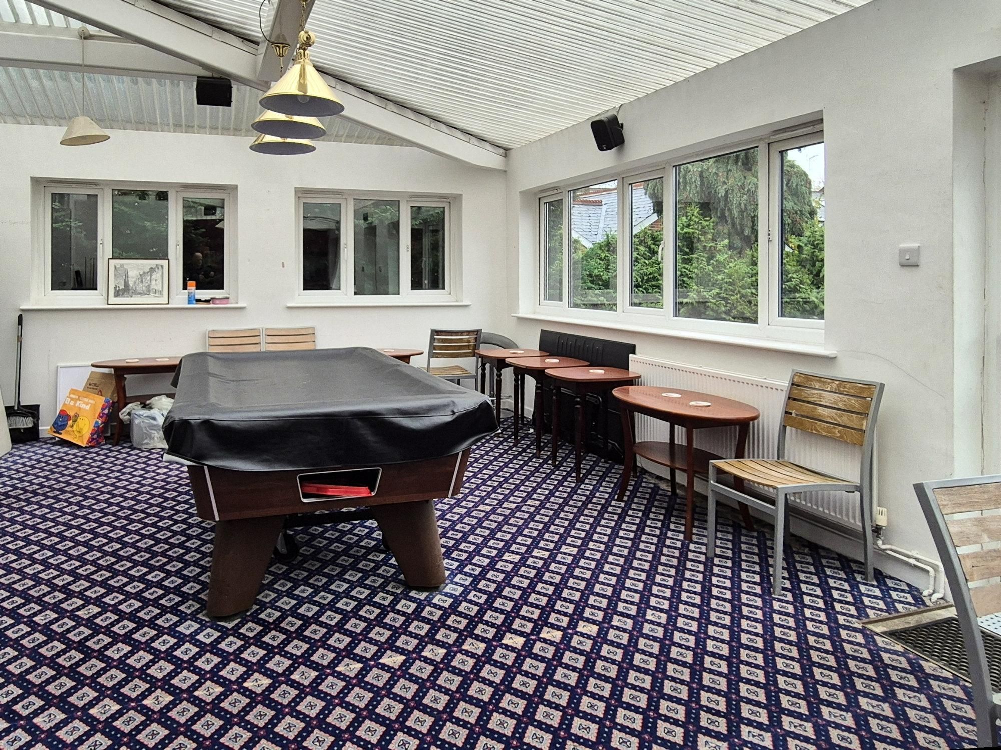 Cambridge House Club games room - October 2026. (Pub). Published on 27-10-2026