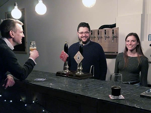 Taproom Bar. (Brewery, Bar, Customers). Published on 08-12-2018