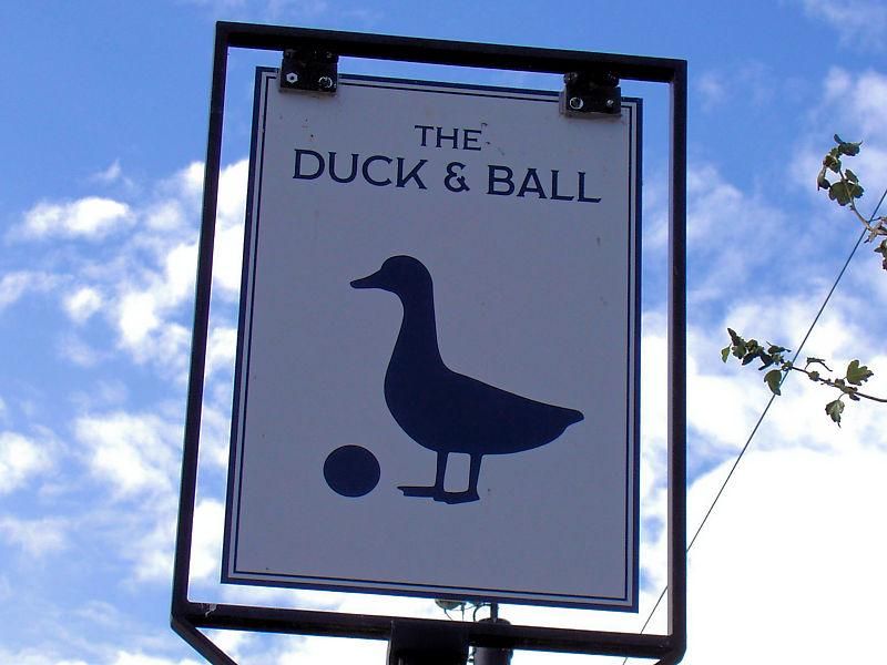 The Duck & Ball Sign (Aug 2024). (External, Sign). Published on 24-08-2024