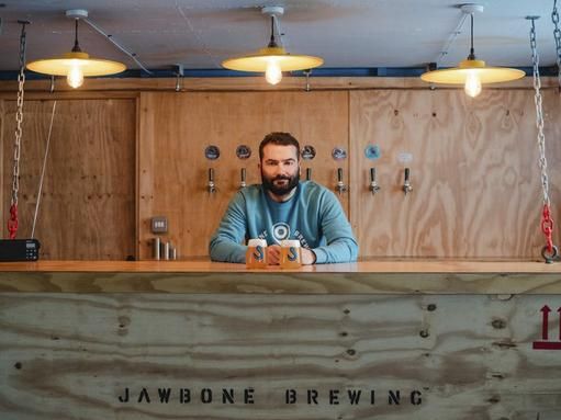 Ben Hughes at the Taproom bar. (Pub, Bar). Published on 24-03-2023
