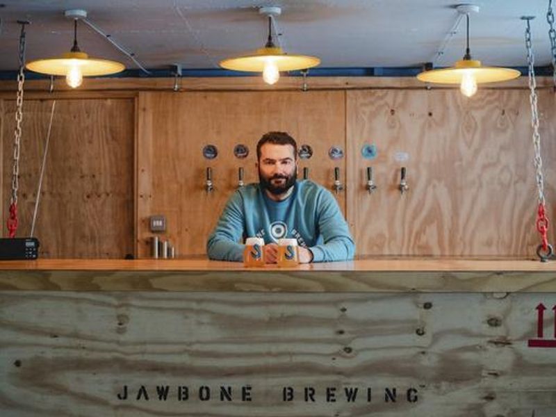 Ben Hughes at the Taproom bar. (Pub, Bar). Published on 24-03-2023 