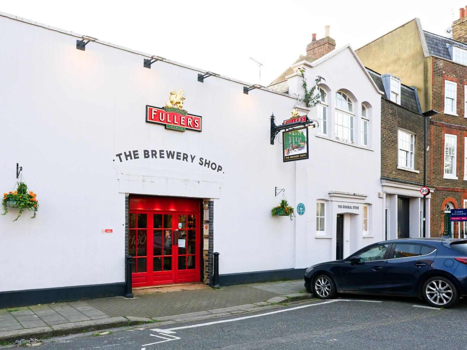 Fullers Brewery Shop & Tap Room, Chiswick. March 2026. (Pub, External, Key). Published on 20-03-2026