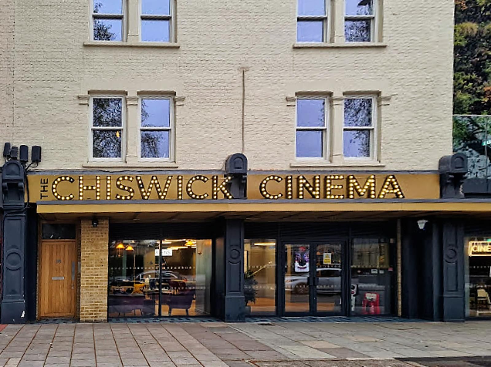 The Chiswick Cinema entrance to the lounge bar. (External, Key). Published on 10-11-2025