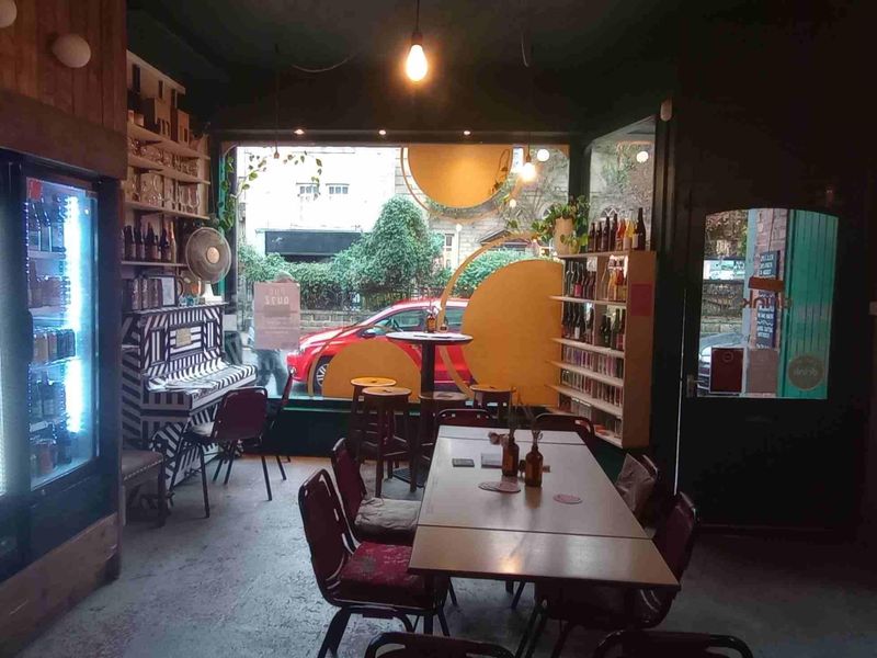 Front seating area and shop. (Pub). Published on 06-09-2023