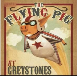 Flying Pig at Greystones. (Pub, External, Sign, Key). Published on 26-05-2018