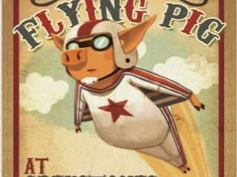 Flying Pig at Greystones. (Pub, External, Sign, Key). Published on 26-05-2018 