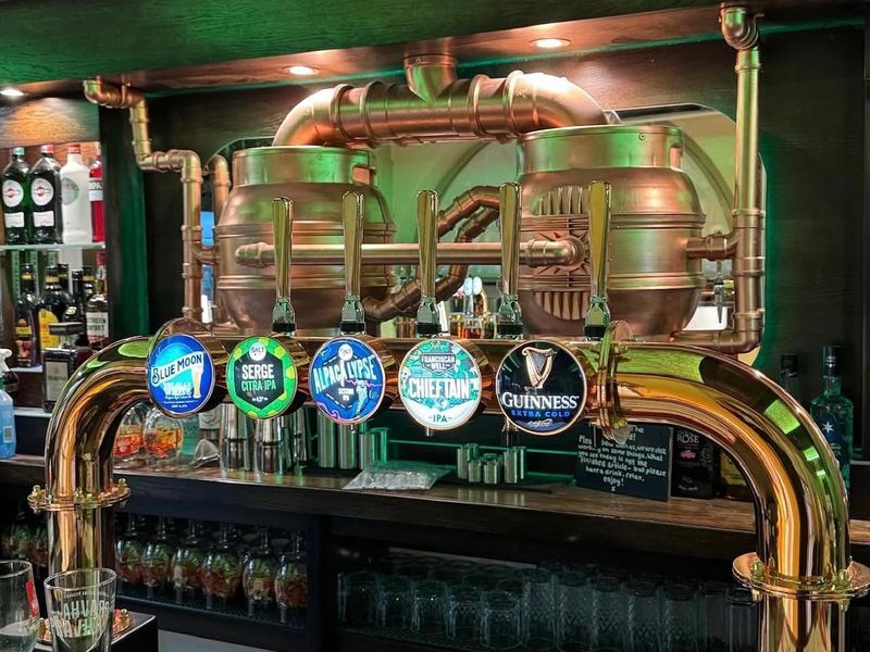 Some of the keg taps. (Pub, Bar). Published on 03-05-2025 