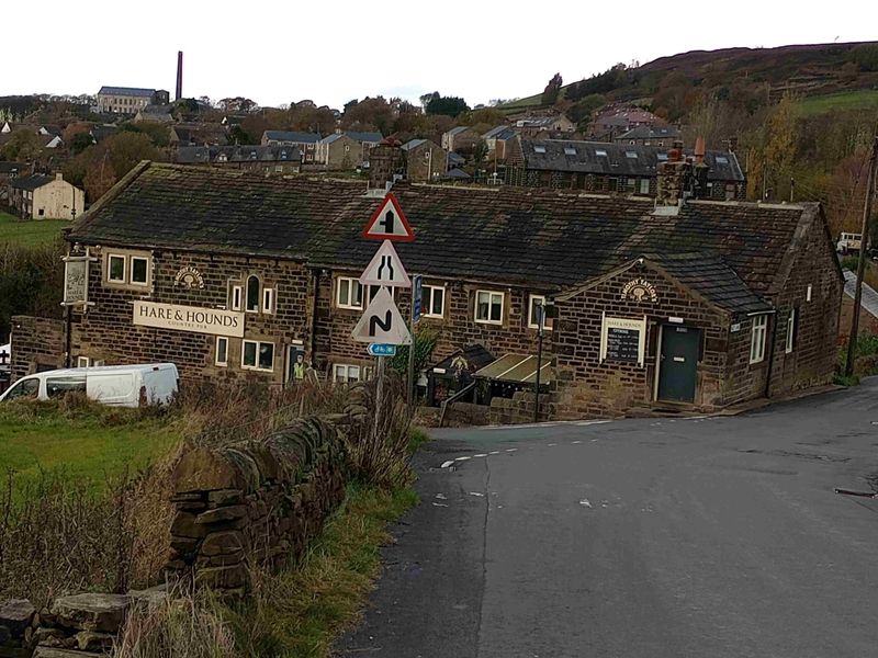 View of pub with Old Town behind. (Pub, External). Published on 04-11-2023