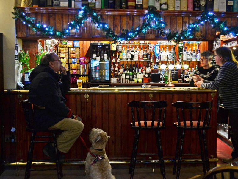 At the Bar . (Pub, Bar, Publican, Customers). Published on 10-12-2017
