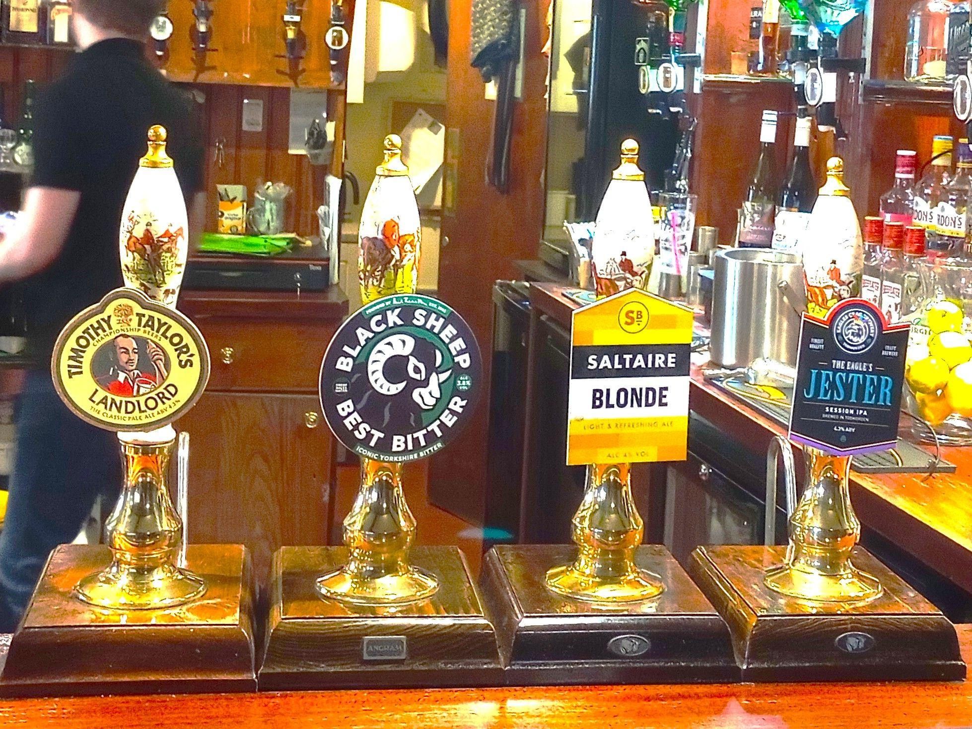 Side of bar with handpumps . (Pub, Bar). Published on 08-06-2025