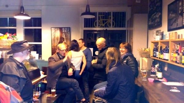 people drinking on opening night. (Customers). Published on 02-05-2015