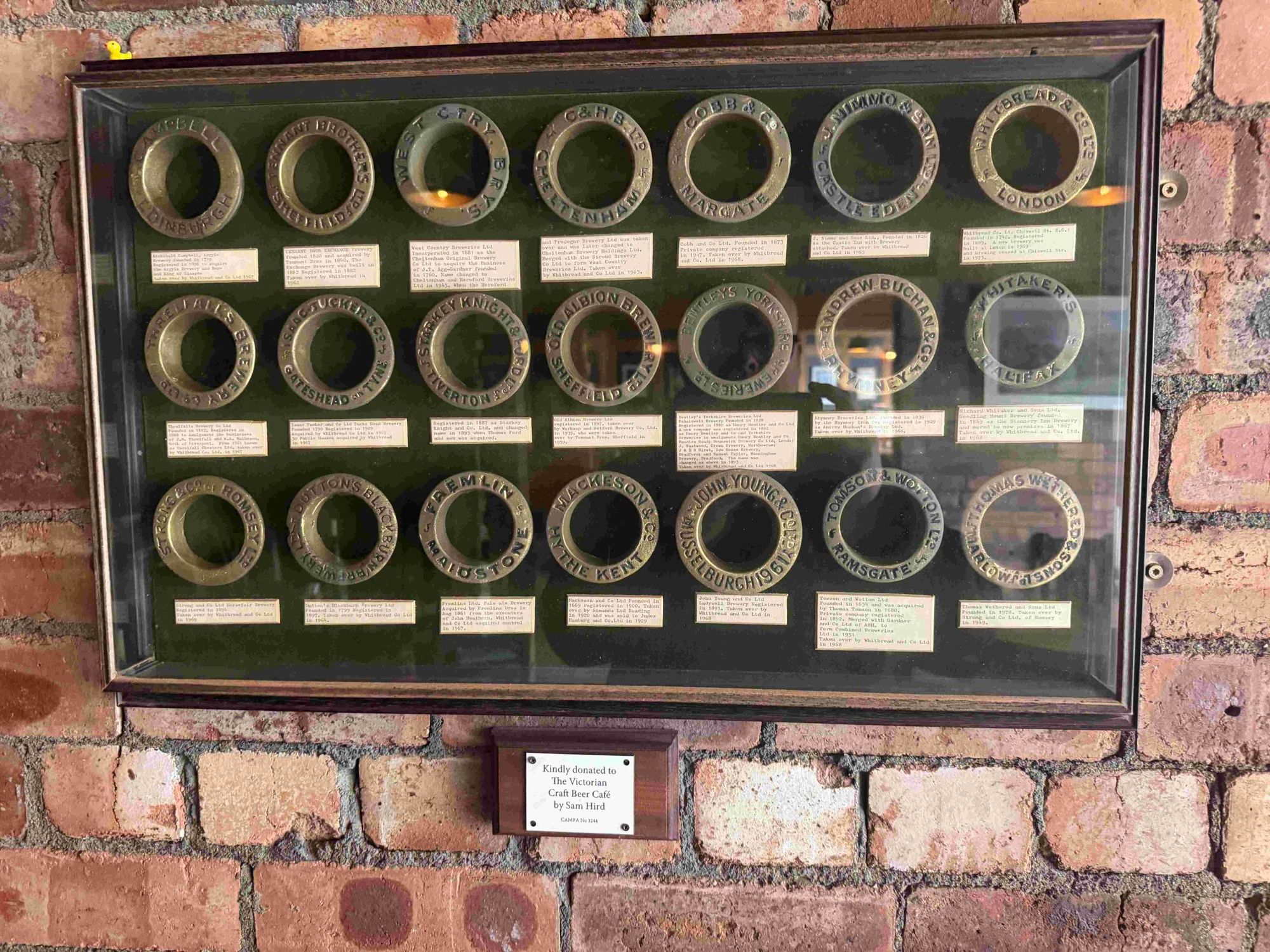 Display of old breweries. (Pub). Published on 10-05-2026