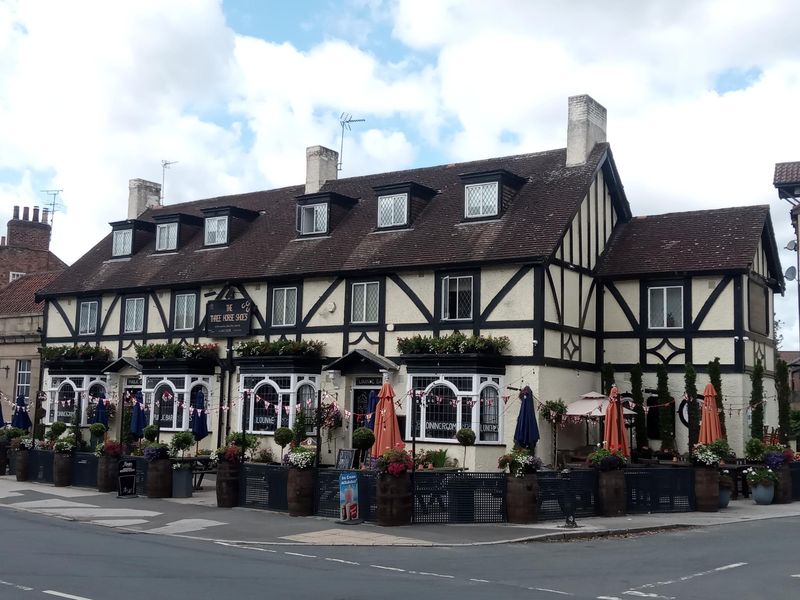 The Three Horse Shoes, 2023. (Pub, External). Published on 08-08-2023