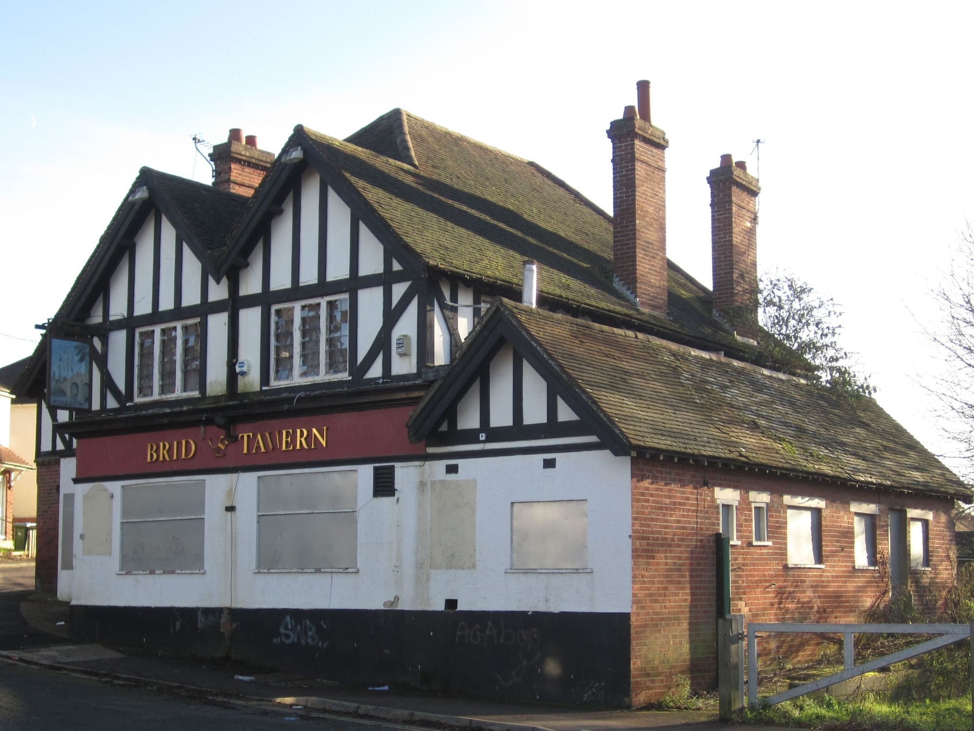 Bridge Tavern, Coxford - 18th November 2012 (Photo: Pete Horn) . (Pub, External, Key). Published on 18-11-2012