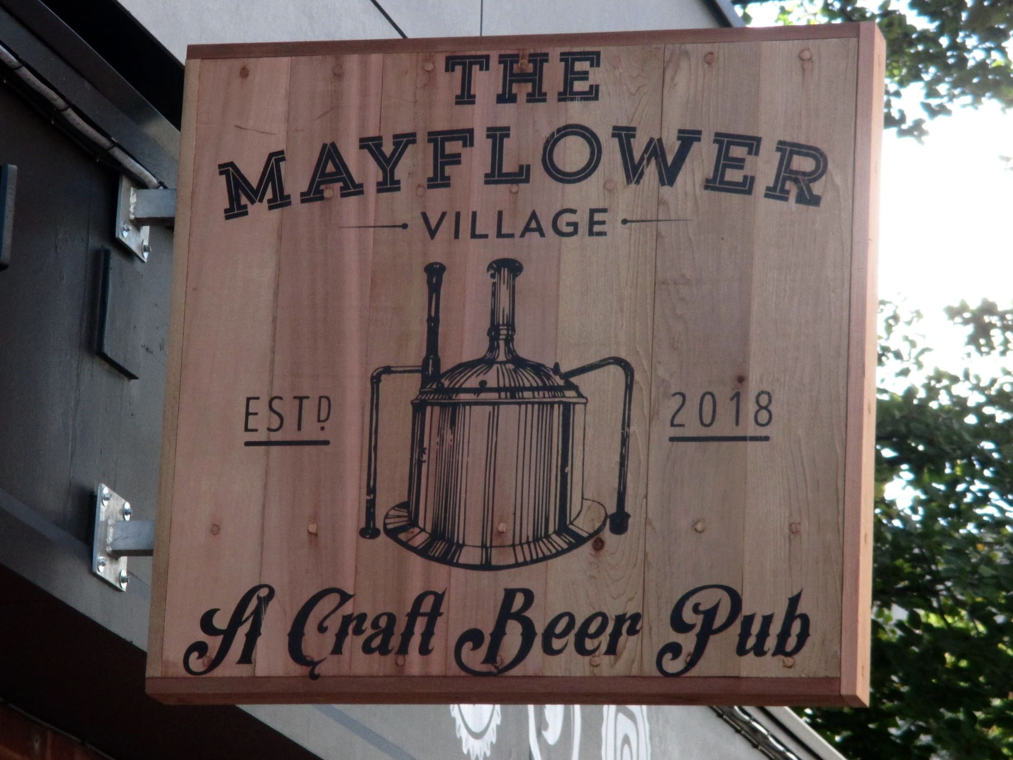 Mayflower Village, Southampton. (External, Sign). Published on 24-09-2018